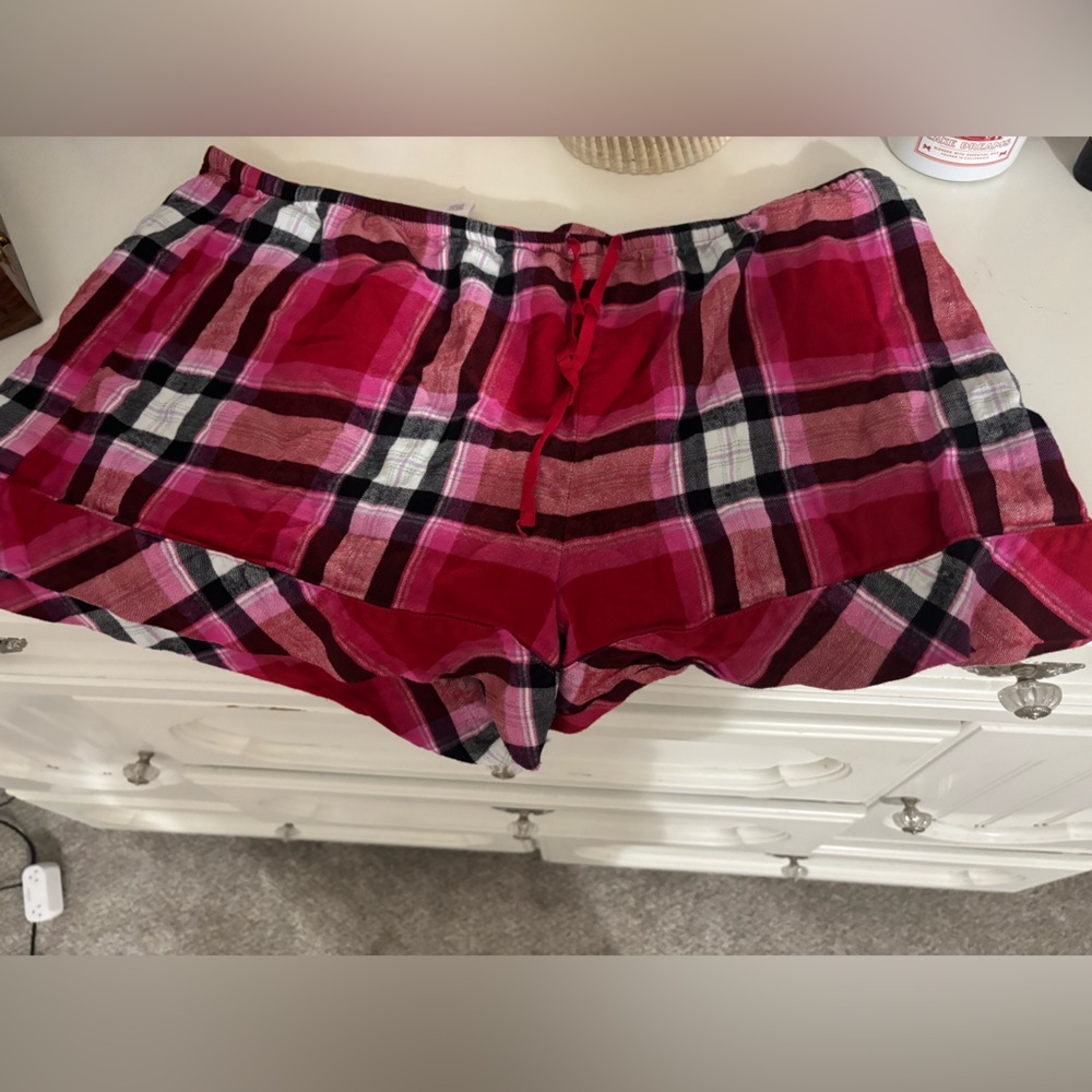 Victoria’s Secret Plaid Sleep Shorts